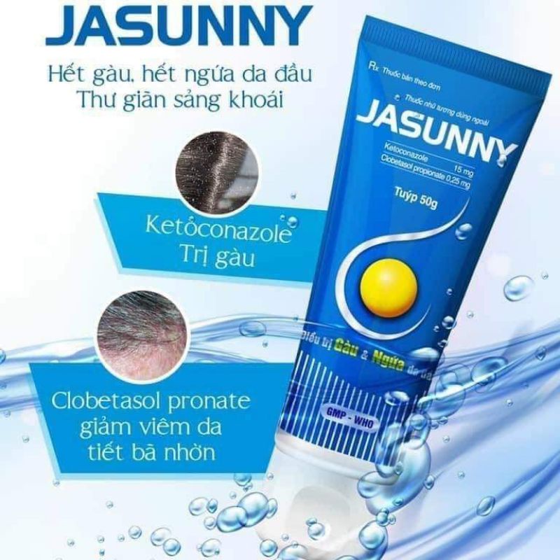 Dầu gội Jasuny túyp 50 gam- Hỗ Trợ giảm gầu và ngứa da đầu
