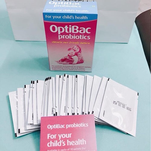 Men vi sinh Optibac hồng cho bà bầu và trẻ sơ sinh (Optibac for your child's health)