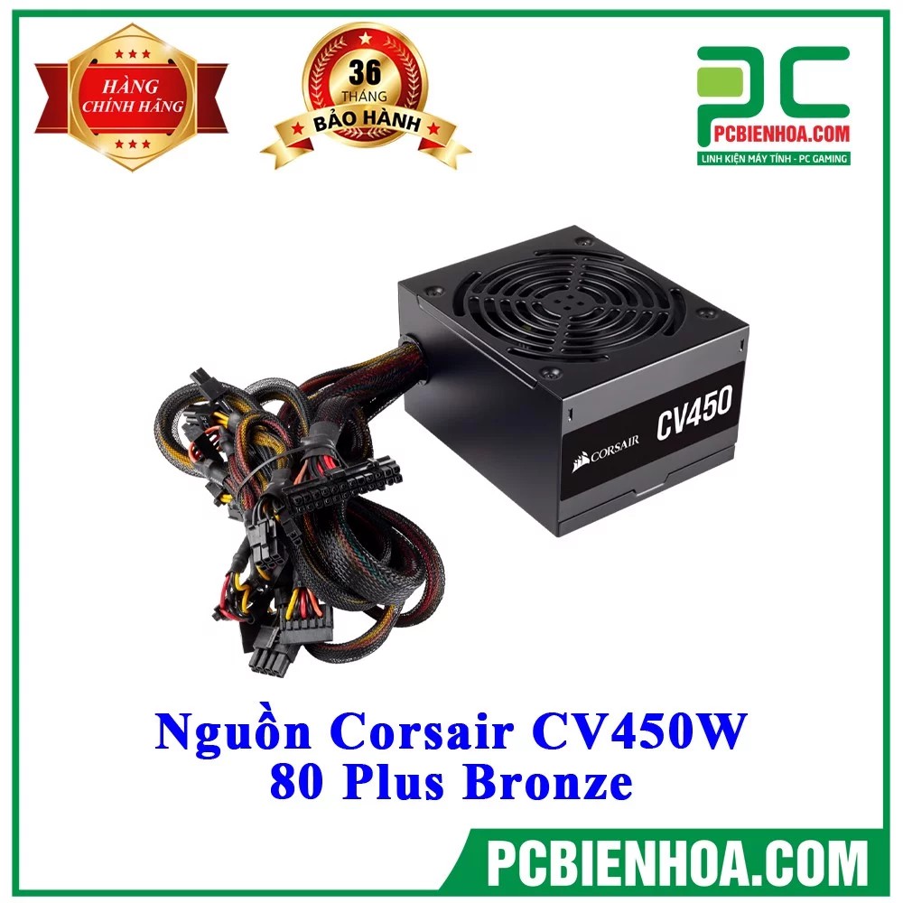 [Mã ELHAMS12 giảm 8% tối đa 300k] ]Nguồn Corsair CV450 - 80 Plus Bronze | BigBuy360 - bigbuy360.vn