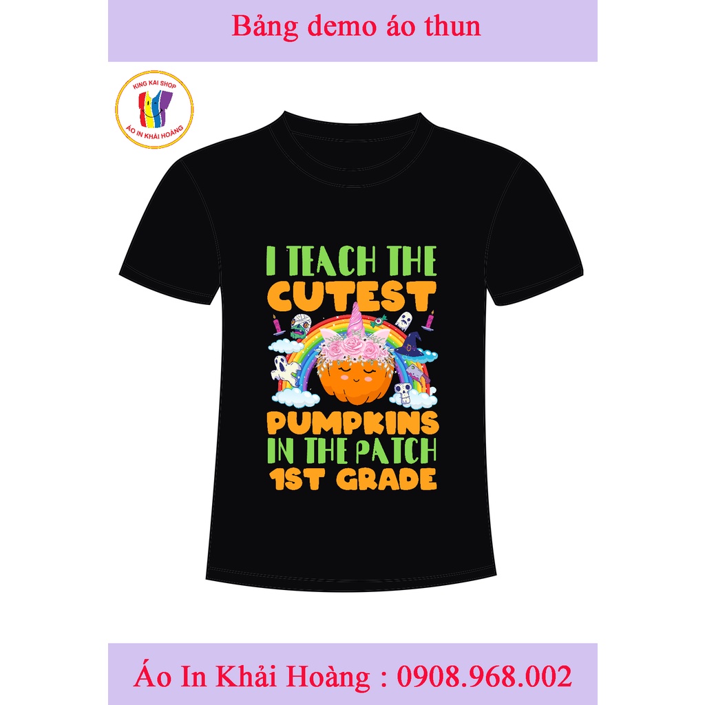 áo thun halloween đường phố chất thun lạnh thoải mái 4 chiều