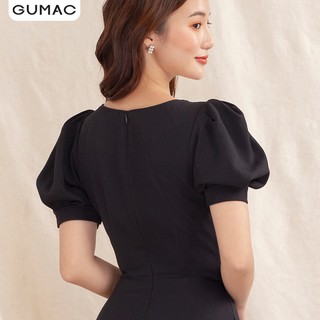 Đầm cổ U phom xòe DA1049 GUMAC