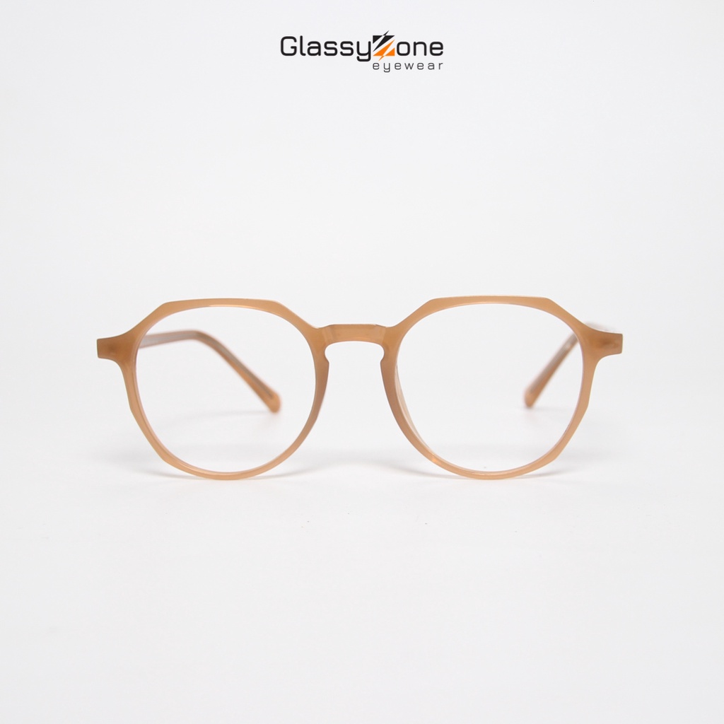 Gọng kính cận, Mắt kính giả cận nhựa Form oval Unisex Nam Nữ Taeil- GlassyZone