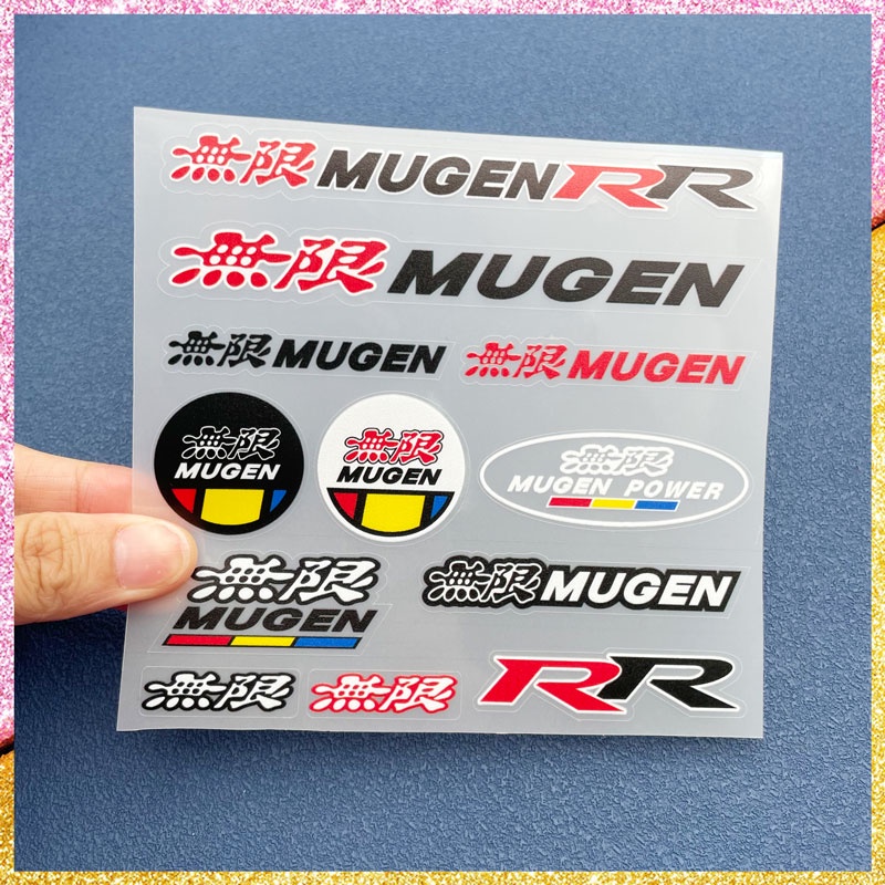 Sticker Dán Trang Trí Cửa Kính Xe Hơi honda mugen power civic vtec accord odyssey Spior crv suv