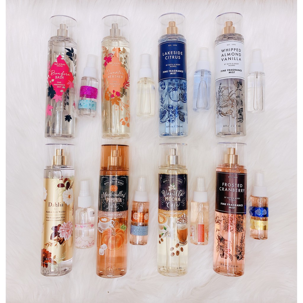 [ BILL MỸ ] (33ML)XỊT THƠM BATH & BODY WORKS NHIỀU MÙI