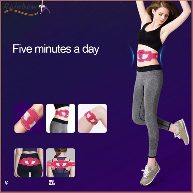 Đai Nịt Bụng Bằng PU ABS Điện Tử Có Thể Điều Chỉnh Kích Thích Cơ Bụng Giảm Cân