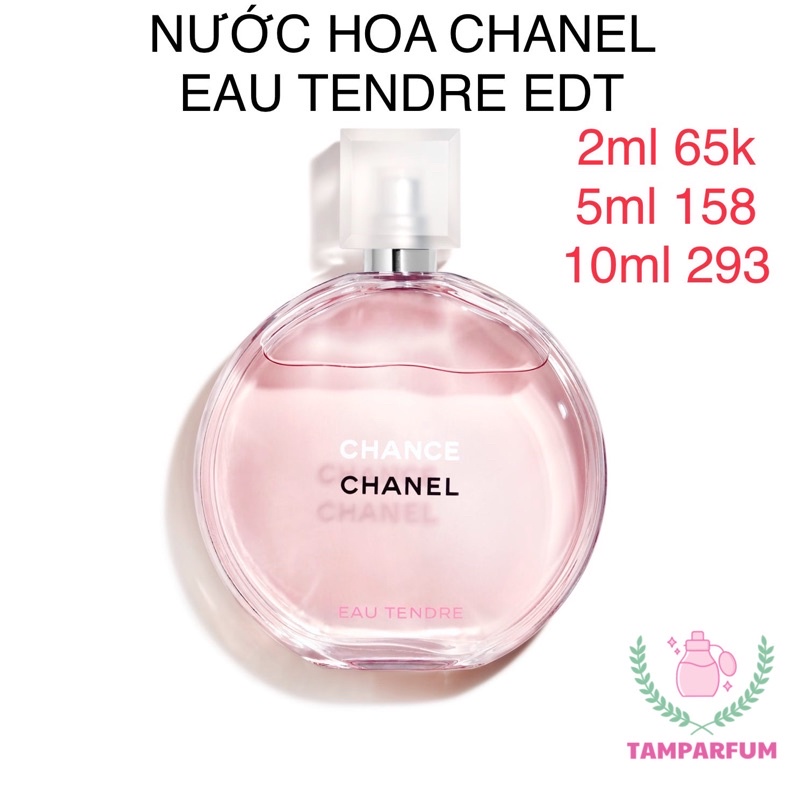 Chai xịt mẫu thử Nước Hoa Chanel Chance Eau Tendre Eau de Toilette