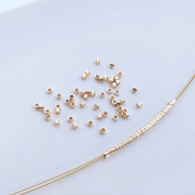 Set 10 Kẹp Ống Thẳng Cố Định Màu Vàng DIY