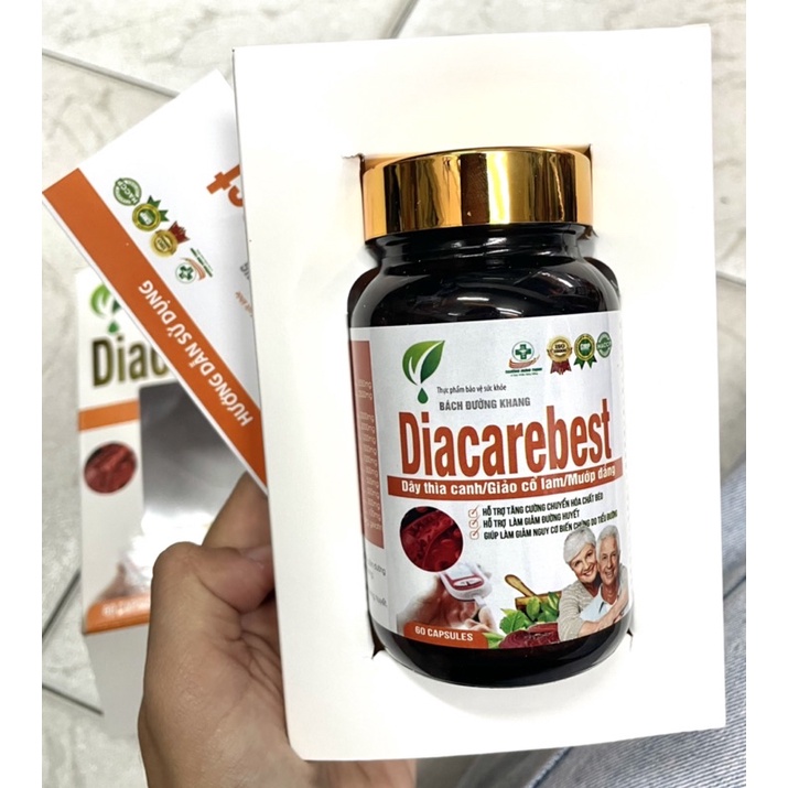 DIACAREBEST BÁCH ĐƯỜNG KHANG_ DÂY THÌA CANH, GIẢO CỔ LAM, MƯỚP ĐẮNG