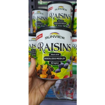 Nho khô Sunview Raisins Mỹ Hộp 425g