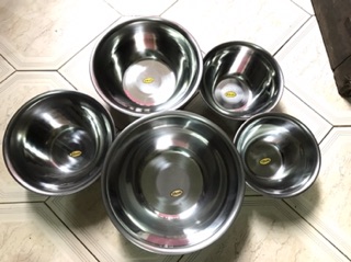 Tô trộn bột inox các size 18-28