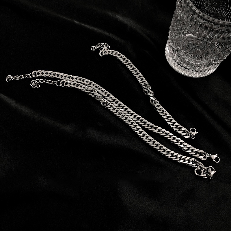 Vòng Tay Nam Cuban TIN HipHop Punstore Ngầu Dạng Chuỗi - VT TIN Chain
