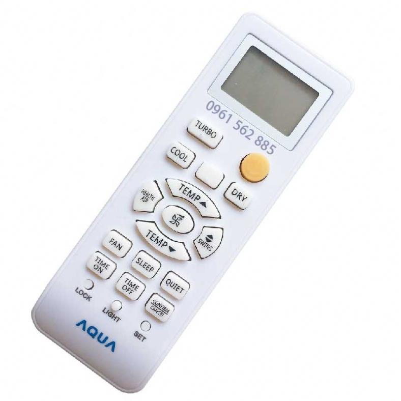 Hot!!!! Điều Khiển Remote Máy Lạnh Điều Hòa AQUA Nút Cam (Loại 1) Chính Hãng Giá Rẻ