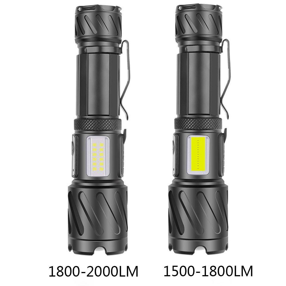 Đèn Pin Xhp160 + Cob Siêu Sáng Sạc USB Tiện Dụng