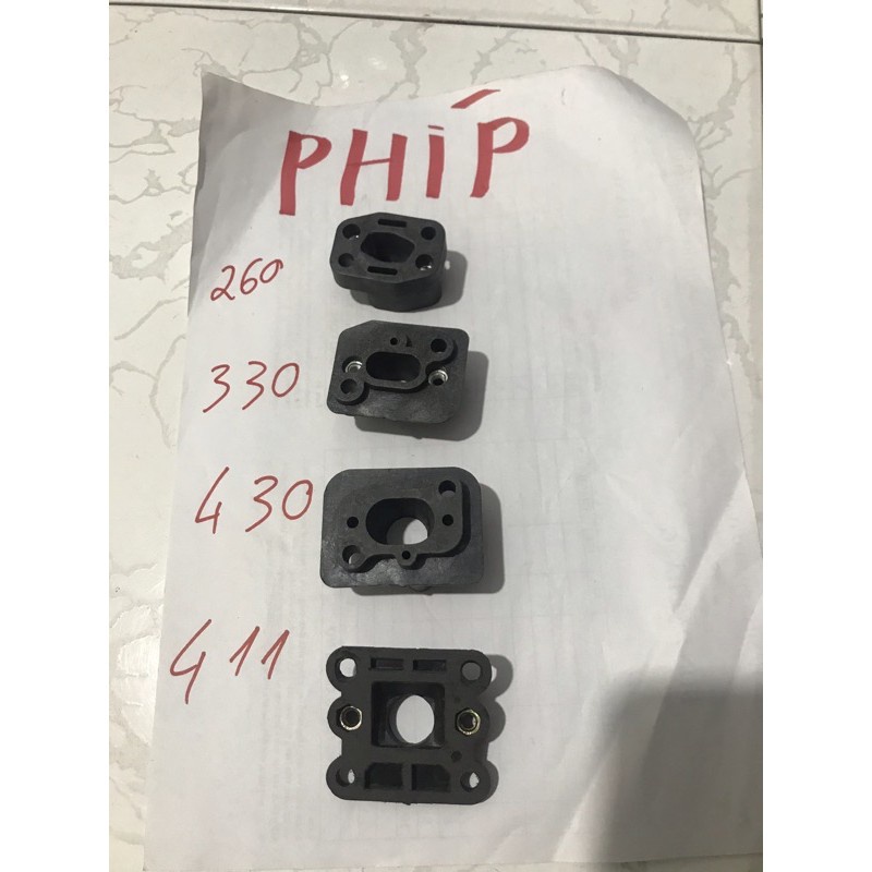 Phíp cổ chế, cổ hút bình xăng con máy cắt cỏ 260, 330, 430, 143, 411