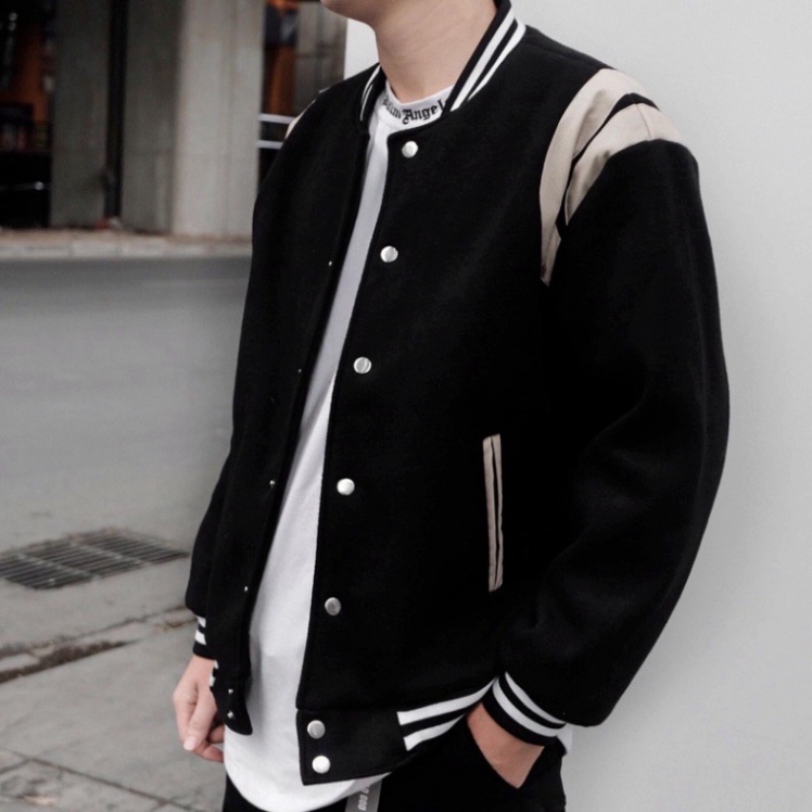 FREE SHIP Áo BOMBER GIVECHY TAY VIỀN TRẮNG TEDDY GIÁ SỈêu đẹp