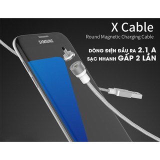 Cáp sạc 3 đầu nam châm X - CABLE 360