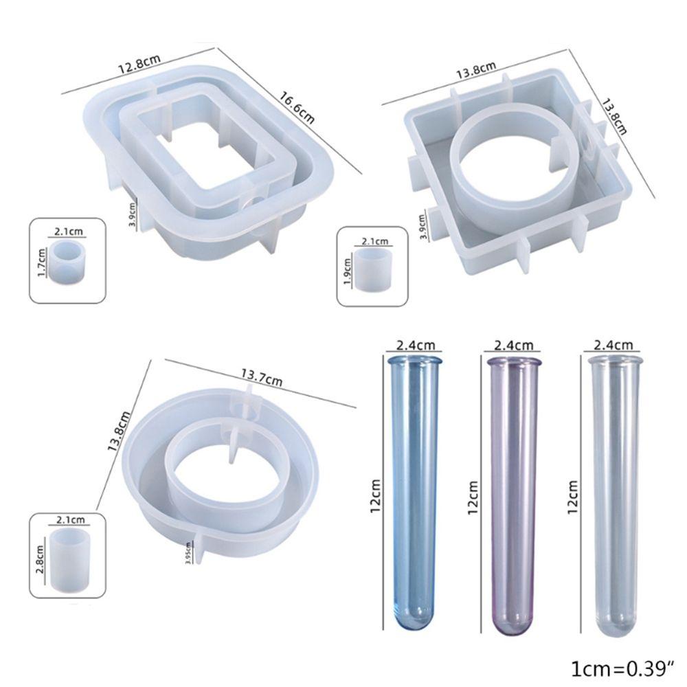 Khuôn Silicone Hình Trụ Dùng Làm Trang Sức DIY