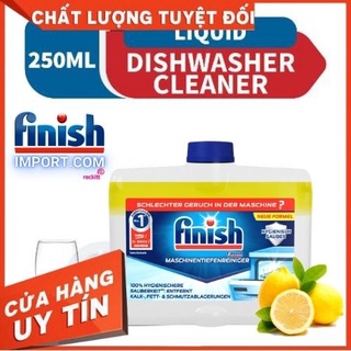 [CHÍNH HÃNG] Dung dịch vệ sinh chén bát Finish trong máy rửa bát 250ml (Khuyên dùng 3 tháng 1 lần).