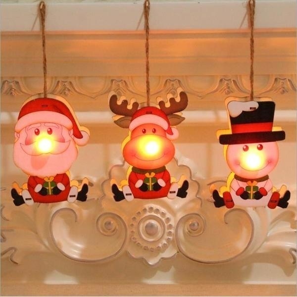 Set 6 Phụ Kiện Treo Trang Trí Giáng Sinh