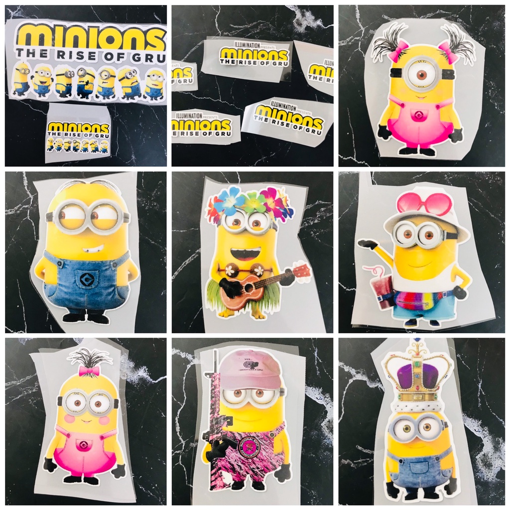 Hình Ủi Nhiệt, Decal Nhiệt KTS - Minions 1 - Poseidon.est2019