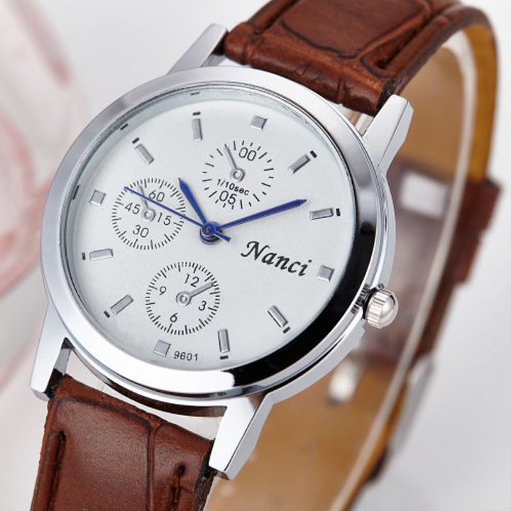 Đồng hồ Unisex Nanci dây da thời trang SP210 (Nhiều màu) | BigBuy360 - bigbuy360.vn