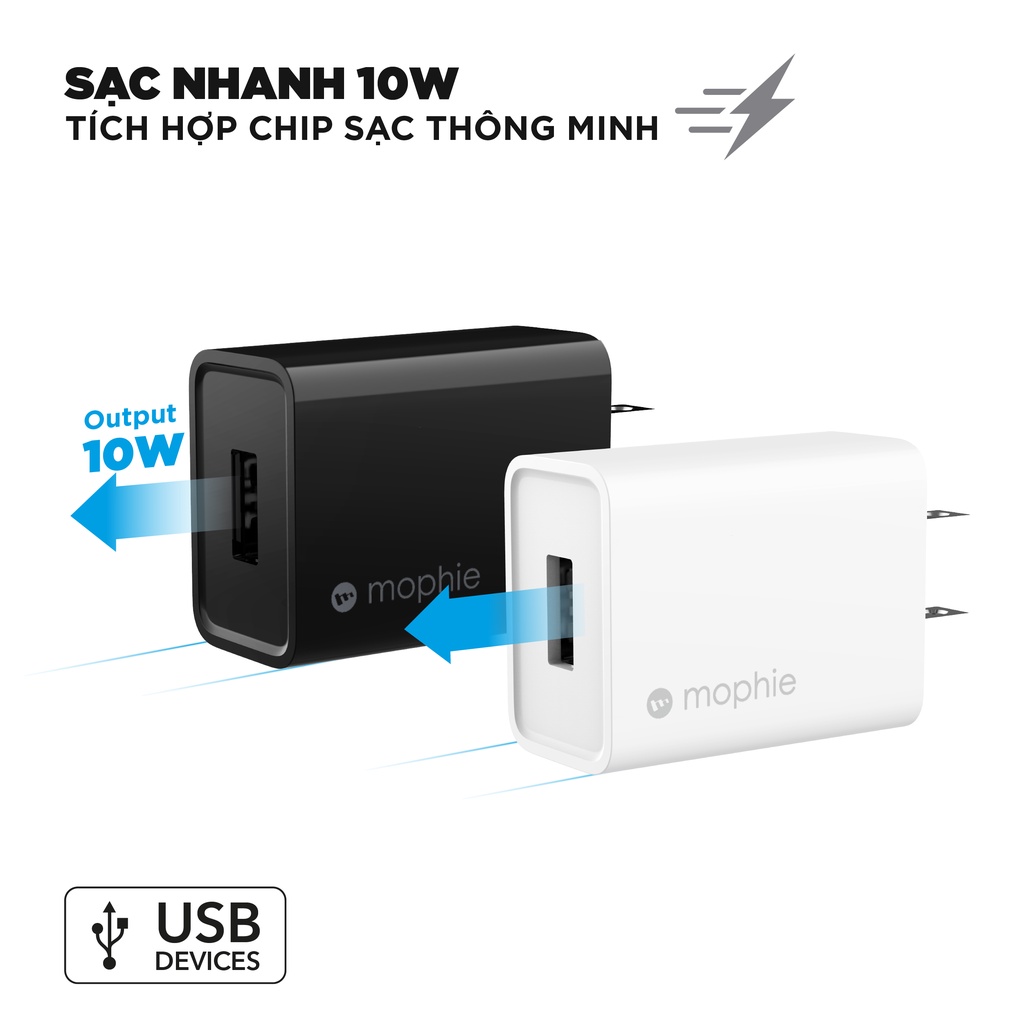 Cốc sạc nhanh MOPHIE 10W cho ip/tablet táo