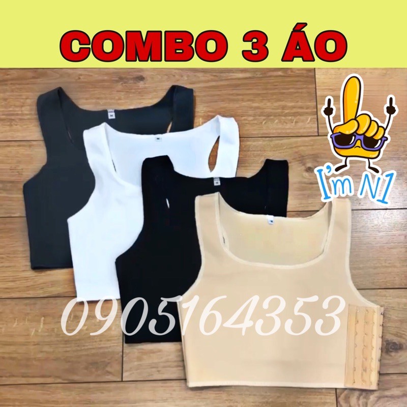 ❤️ COMBO 3 ÁO KHÔNG VIỀN NỊT MỀM ❤️