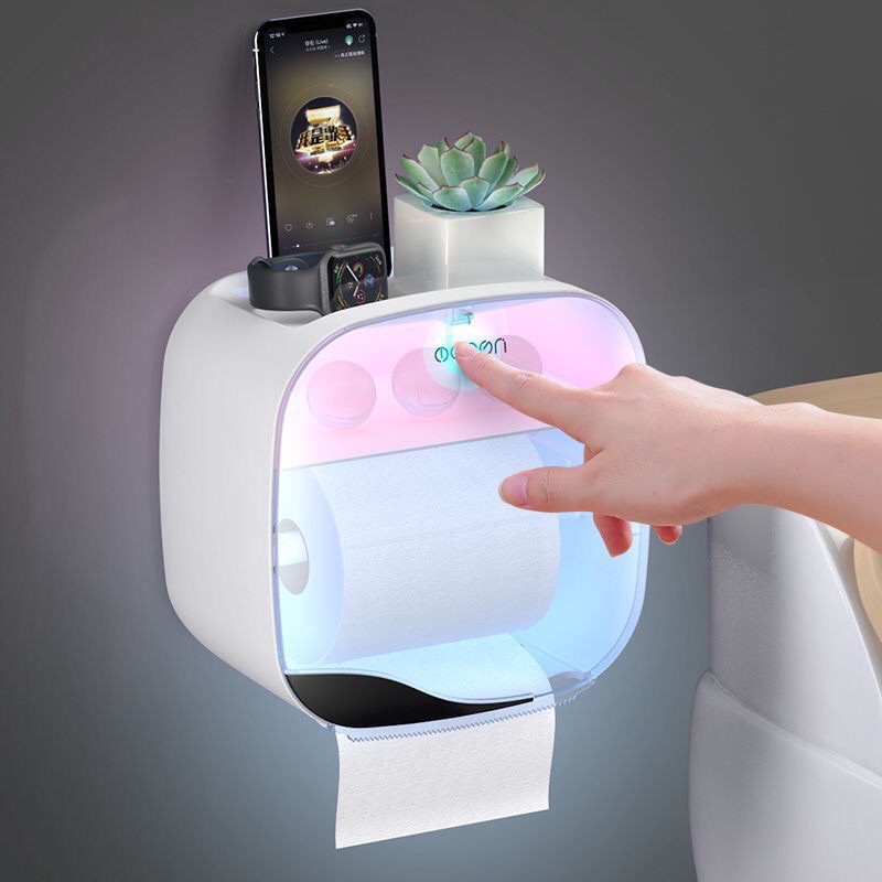 Hộp Giấy Vệ Sinh OENON, Hộp Đựng Giấy Thiết Bị Nhà Tắm Dán Tường Cao Cấp- Kèm Miếng Dán Tường