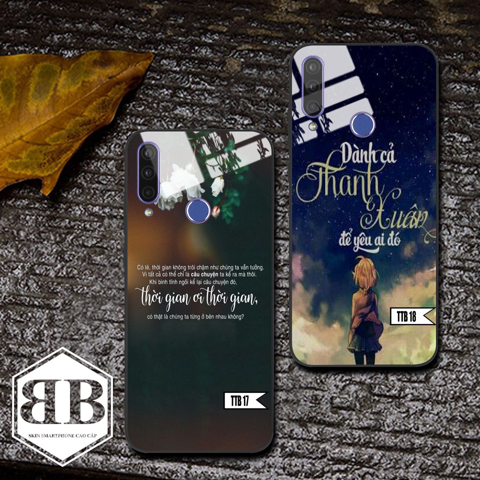 Ốp lưng kính cường lực Vsmart Joy 3 in hình theo yêu cầu,thêm chữ,thêm họa tiết k mất phí