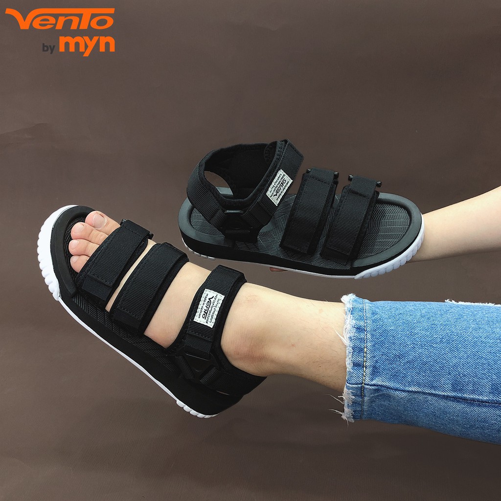 Giày Sandal Nam nữ Vento 9801 NV Đế bánh mỳ Streetstyle