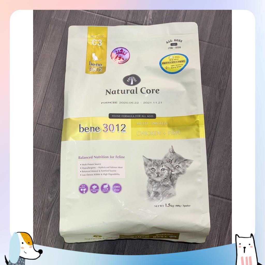 THỨC ĂN NATURAL CORE C3 CHO MÈO LỚN ( THỊT GÀ &amp; CÁ HỒI) 1.5kg