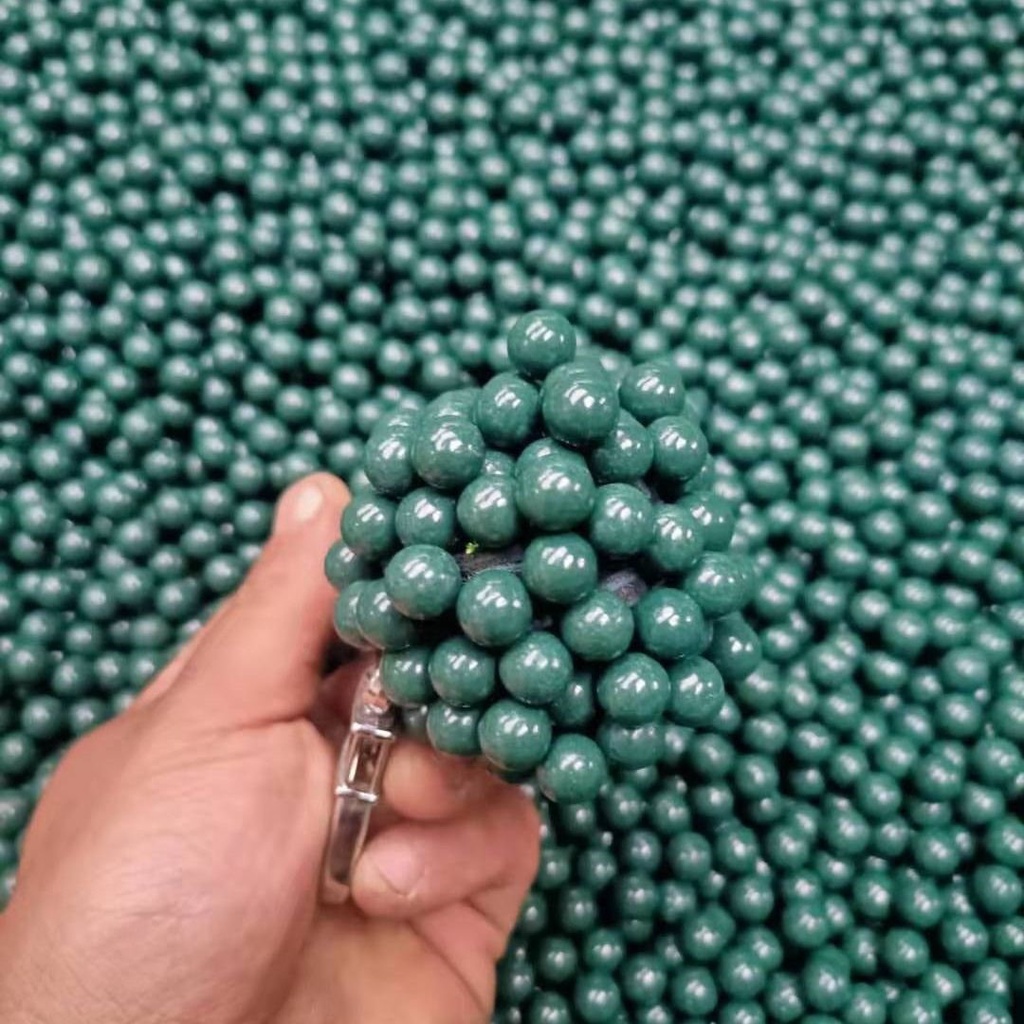 [Bi đất sét] đẹp mắt bắn ná cao su màu xanh ngọc ngẫu nhiên 8-9mm mã 1kg hoặc 0.5kg siêu ưu đãi cho anh em