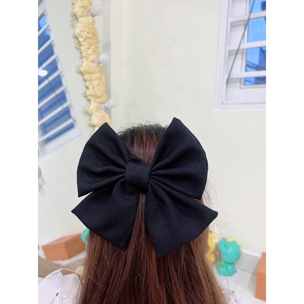 [ NAKI SHOP ] Kẹp nơ tiểu thư xinh xắn ( hàng cao cấp, đẹp) bản to