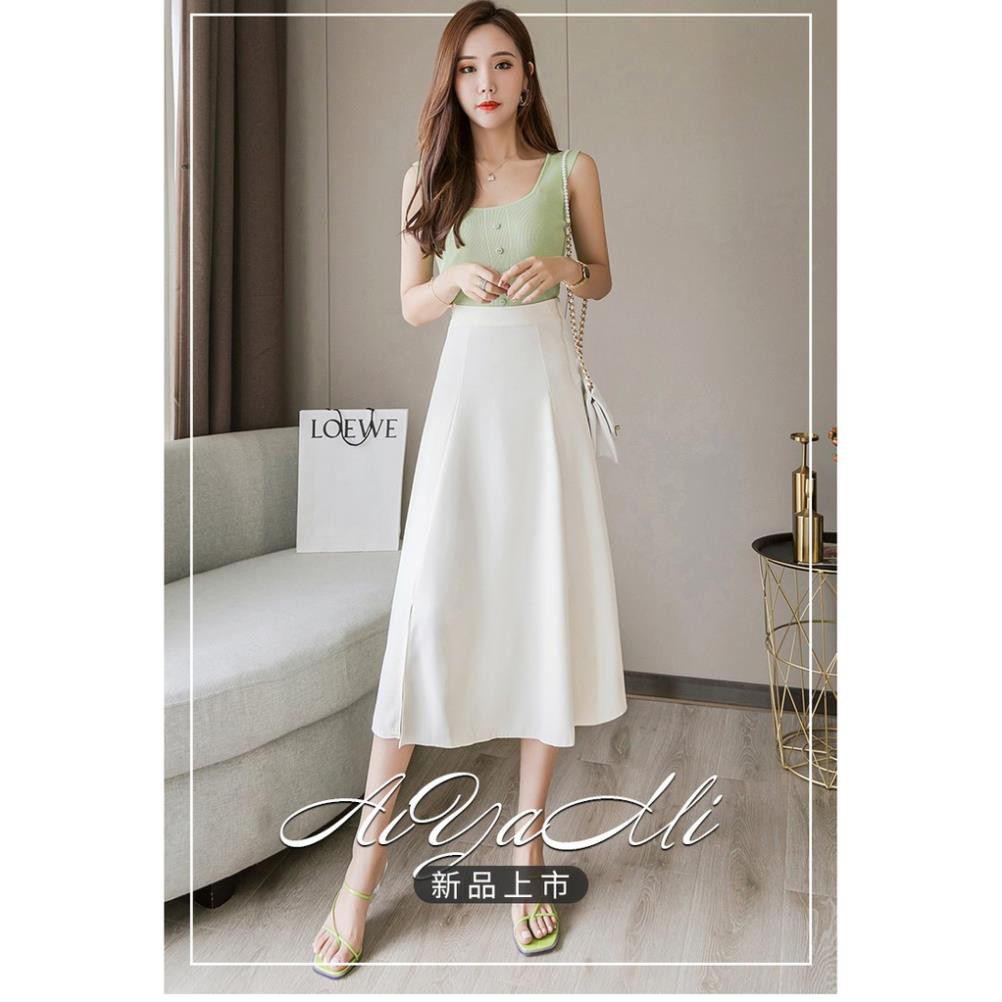Chân Váy Dài Chữ A xẻ cạnh Ulzzang phù hợp đi chơi đi làm sông sở, Váy Chữ A Dài xẻ cạnh style Công Sở - CVAD03 | BigBuy360 - bigbuy360.vn