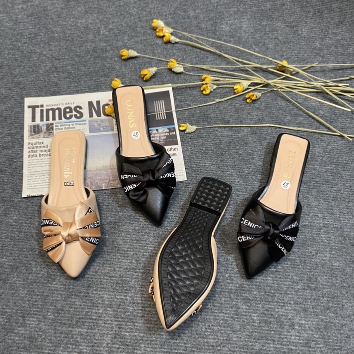 Dép Sục nữ nơ  thời trang cực êm ái cực đáng yêu size 35-39
