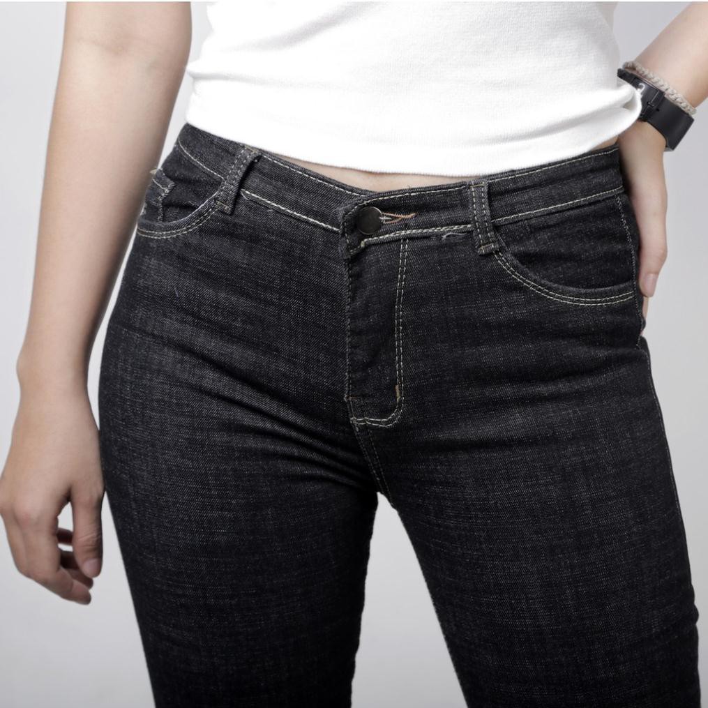 Quần jean nữ QA10 / Quần jean lưng cao ống ôm co giãn cao cấp (size 26-35)
