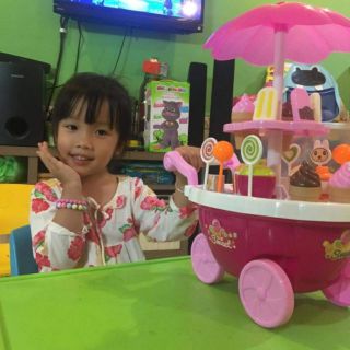 Xe đẩy kem loại lớn