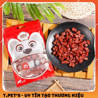 Thức ăn thưởng cho chó mèo vị bò (100gr/túi)
