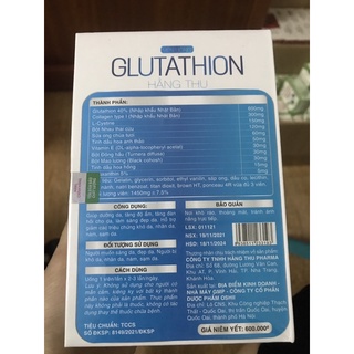 GLUTATHION hằng thu
