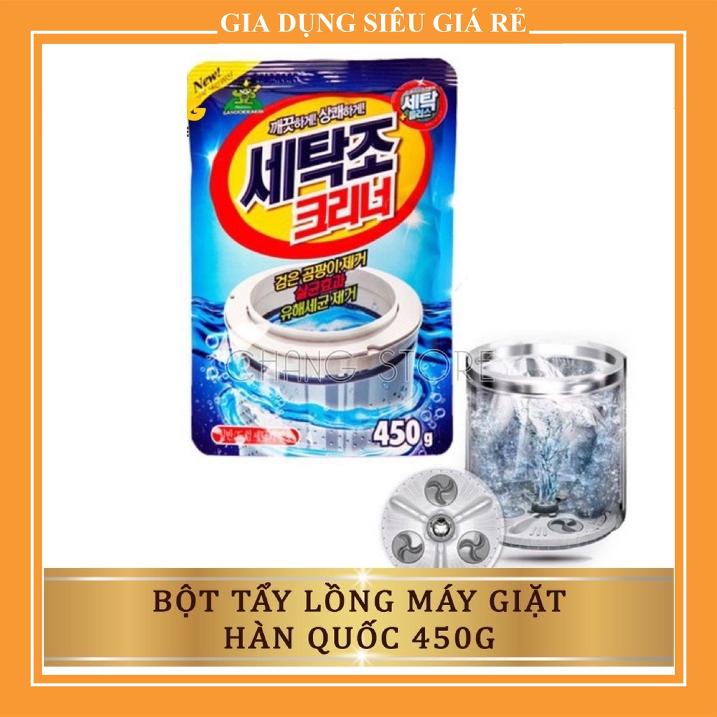 Bột Tẩy Lồng Máy Giặt Diệt Khuẩn