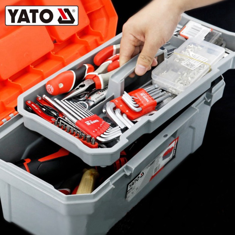 (xả kho) Hộp đựng đồ nghề bằng nhựa Yato YT-88880