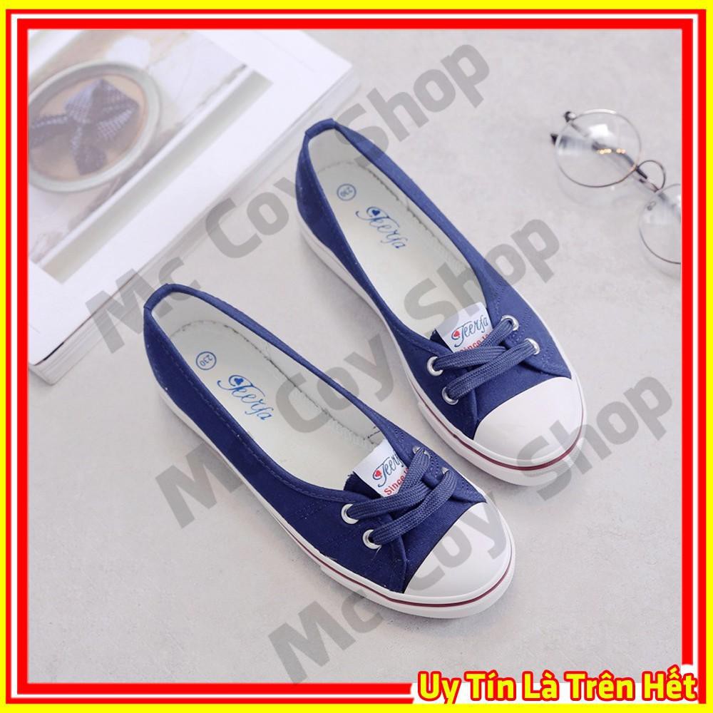 Giày Vải Lười Nữ, Giầy Búp Bê Học Sinh Sinh Viên Thời Trang Hàn Quốc Đi Mùa Xuân Hè Thu Đông, Đẹp Giá Rẻ 305 Mc Coy Shop