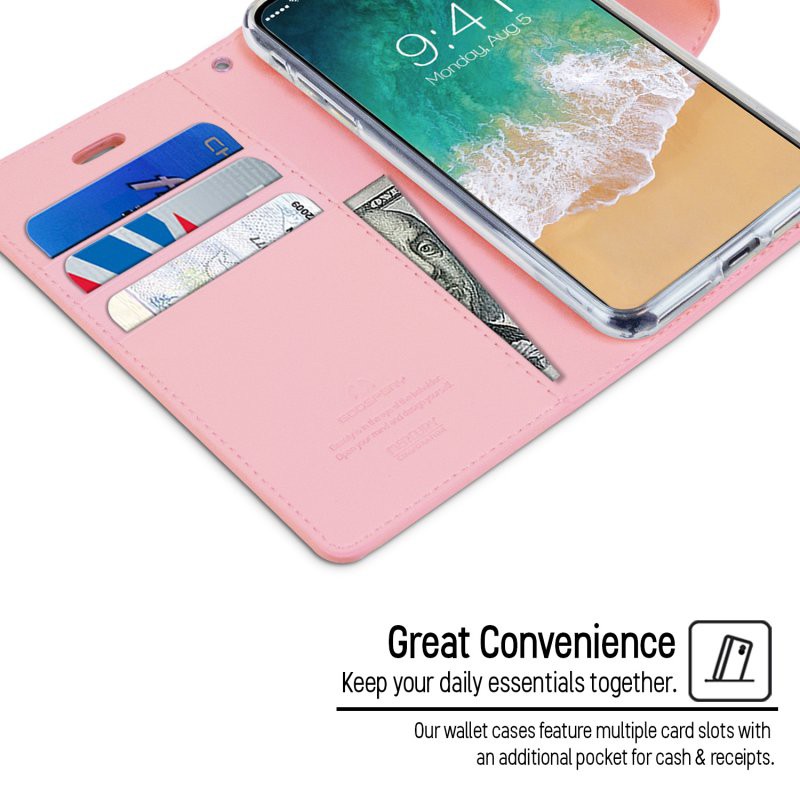 Bao da Mercury Sonata Diary dành cho iPhone X / iPhone Xs - Hàng nhập khẩu (Nhiều màu) | BigBuy360 - bigbuy360.vn