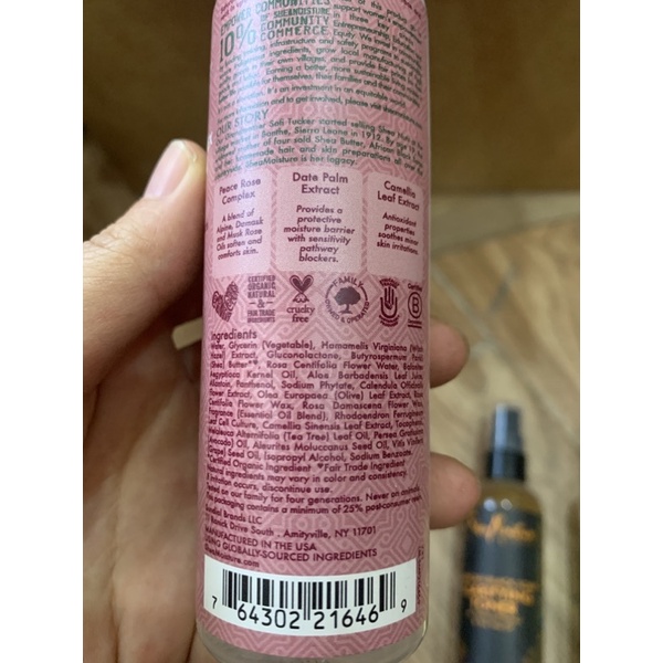 Toner Nước hoa hồng Shea moisture