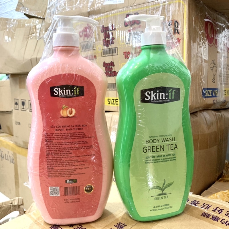 Sữa Tắm Trái Cây Skin:if Dưỡng Trắng Da