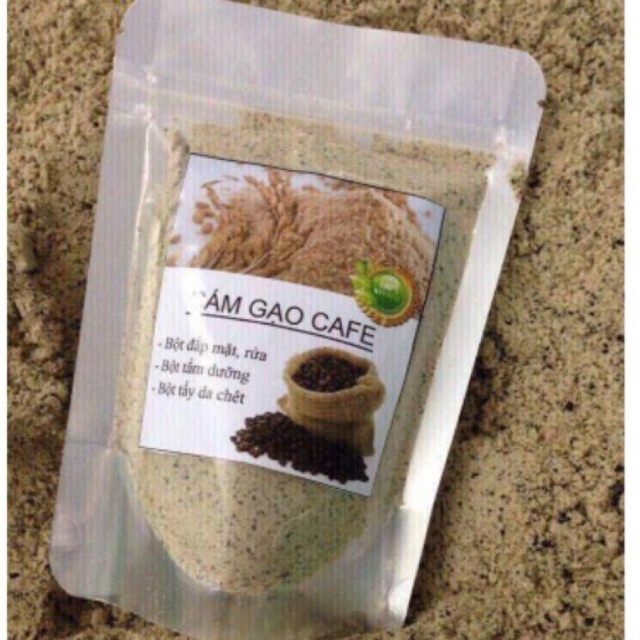 Bột cám gạo cafe gói 500g handmade