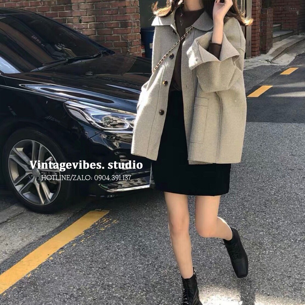 [Ảnh thật/Video] Áo khoác dạ dáng dài phong cách Hàn Quốc (hàng QC) | WebRaoVat - webraovat.net.vn