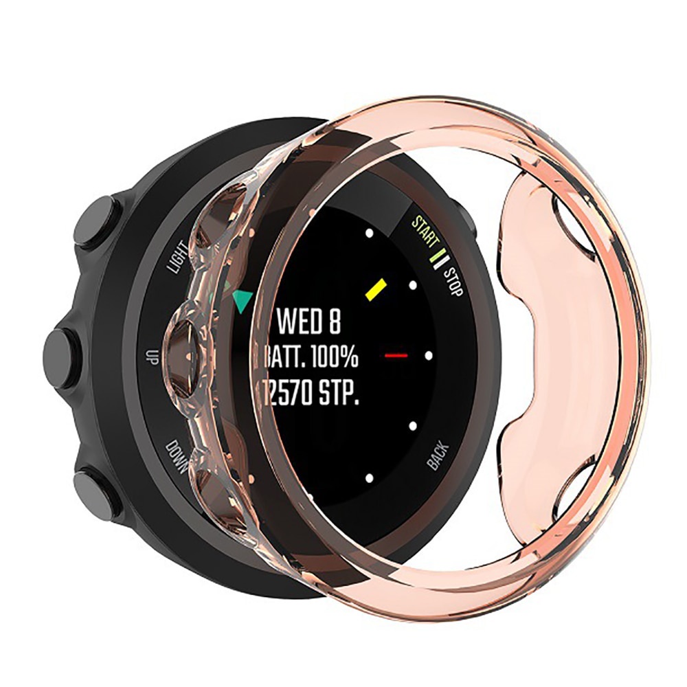 Ốp bảo vệ bằng tpu mềm + kính cường lực cho đồng hồ thông minh Garmin Forerunner 45 2 + 1