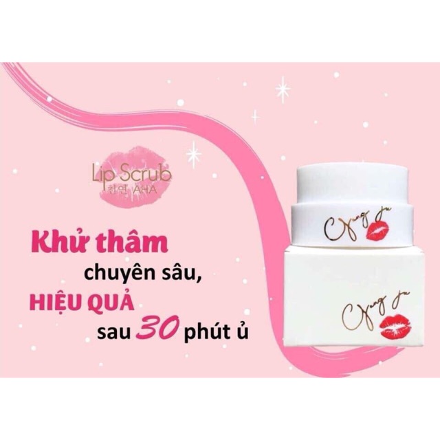 Kem Lip Scrub AHA - Làm hồng môi , nhũ hoa