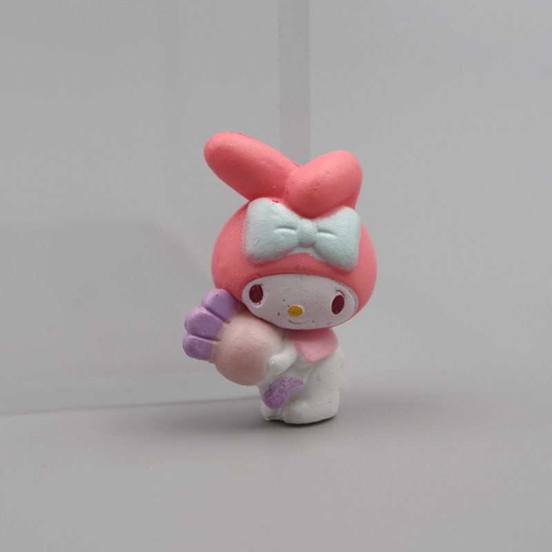 Sẵn Sàng Hàng!!! Mô Hình Nhân Vật Kuromi My Melody Handmade Dễ Thương Xinh Xắn
